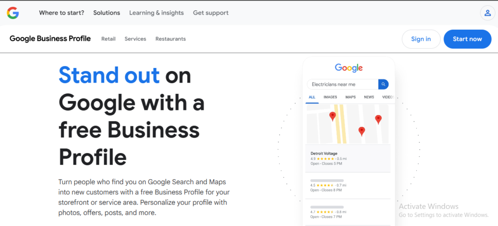 google business profile